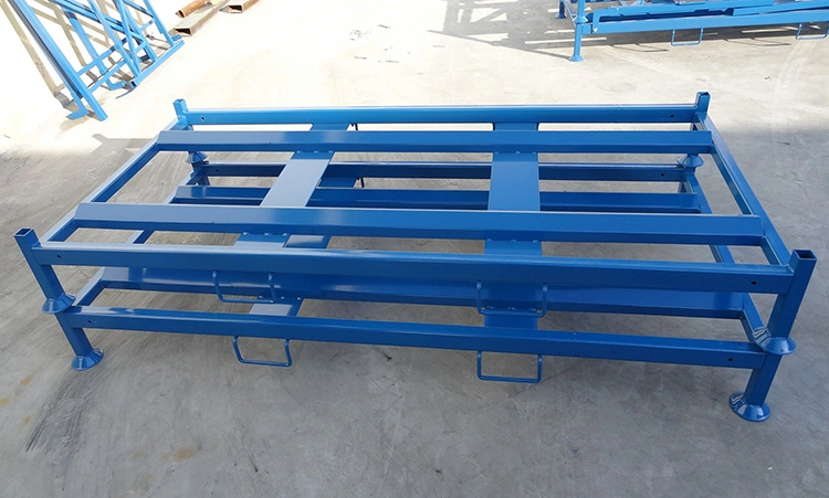 Pieghevole 2m Metallo Acciaio Pneumatici Stillage Scala Pneumatici Scala Magazzino Scala di stoccaggio leggera 3